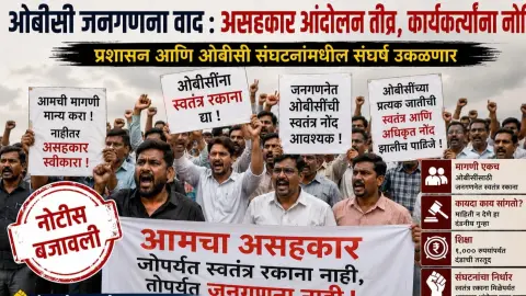OBC Census Row Intensifies Protesters Face Official Notices